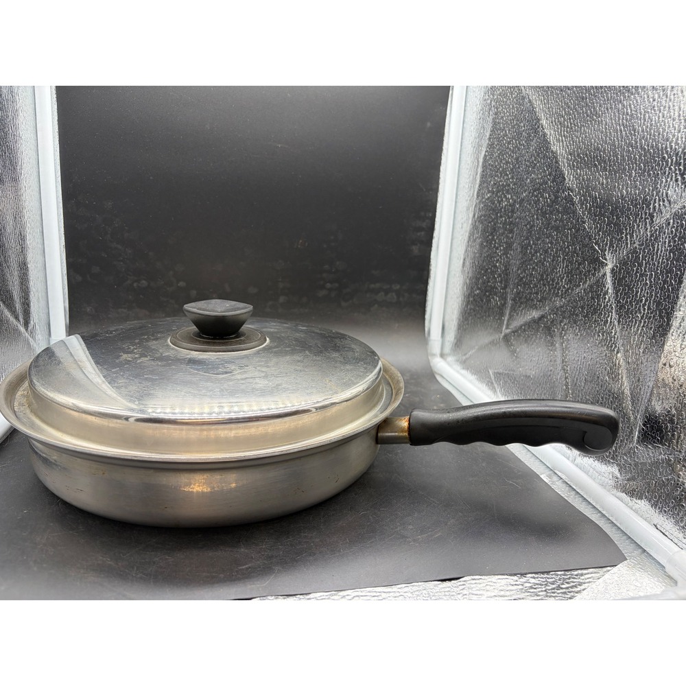 Vita Craft 5511 Nicro-Ply Stainless Steel 11 inch Skillet Pan with Lid USA Made